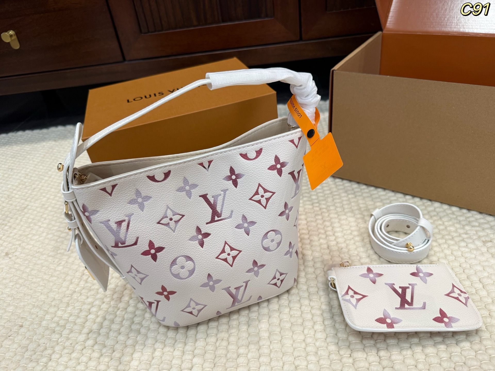 LV all in bb Bucket bag