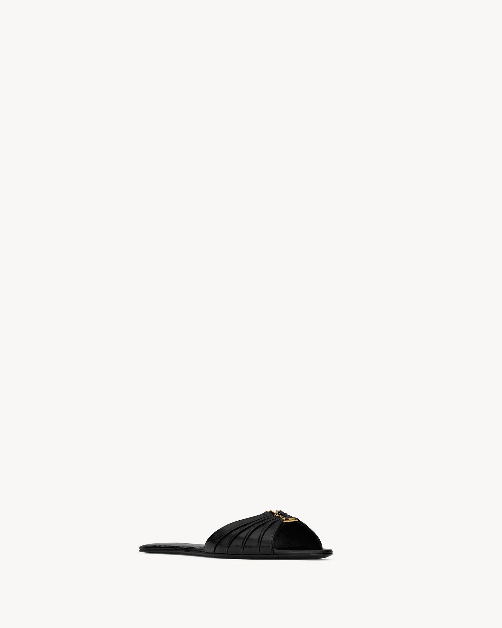 Saint Laurent shoes BABYLONE smooth leather sandals