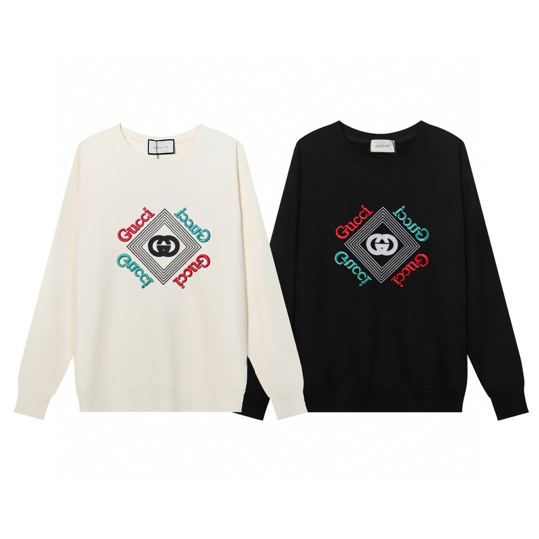 GUCCI printed crew-neck hoodie