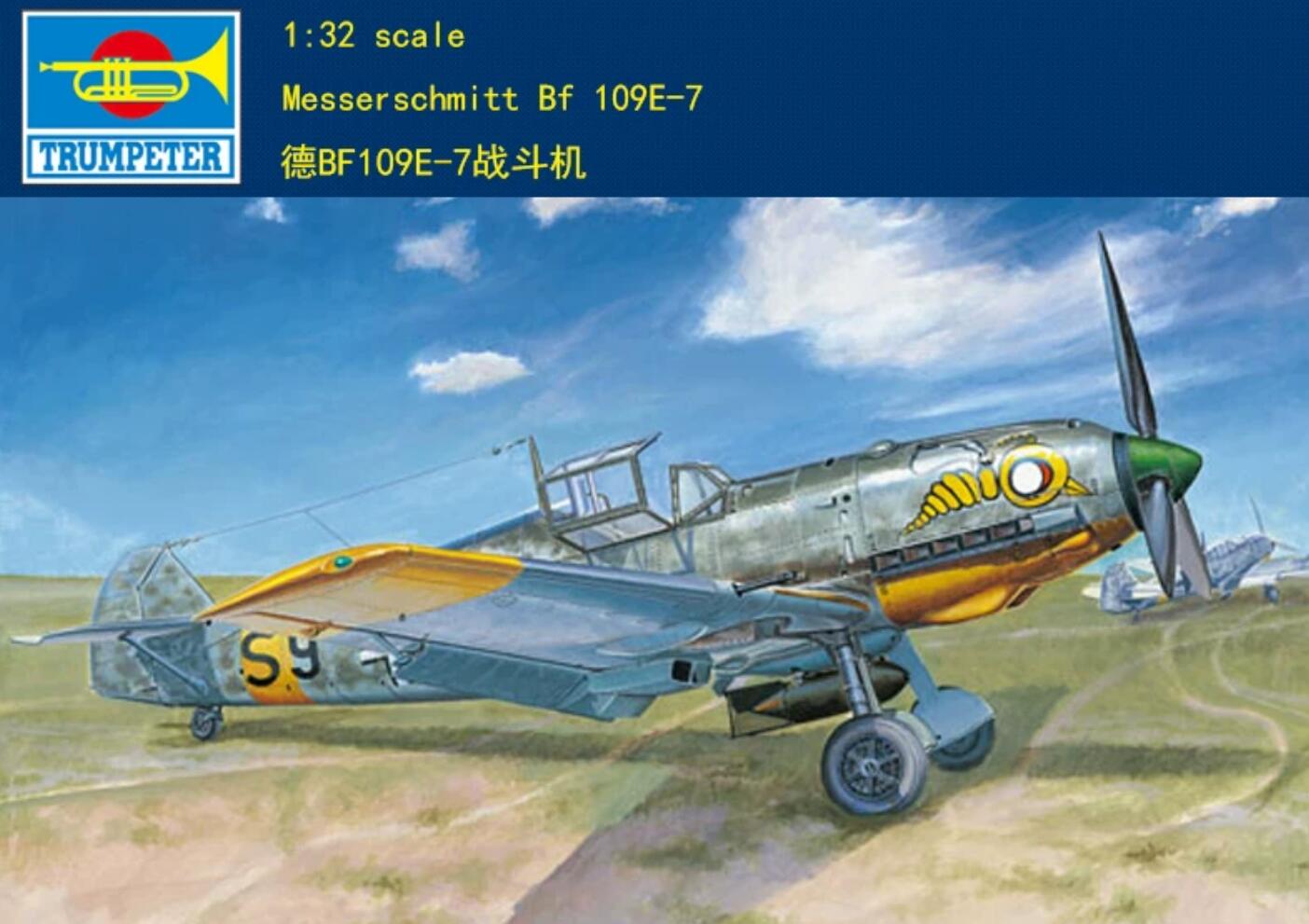 Trumpeter 02291 1/32 Messerschmitt Bf-109E-7