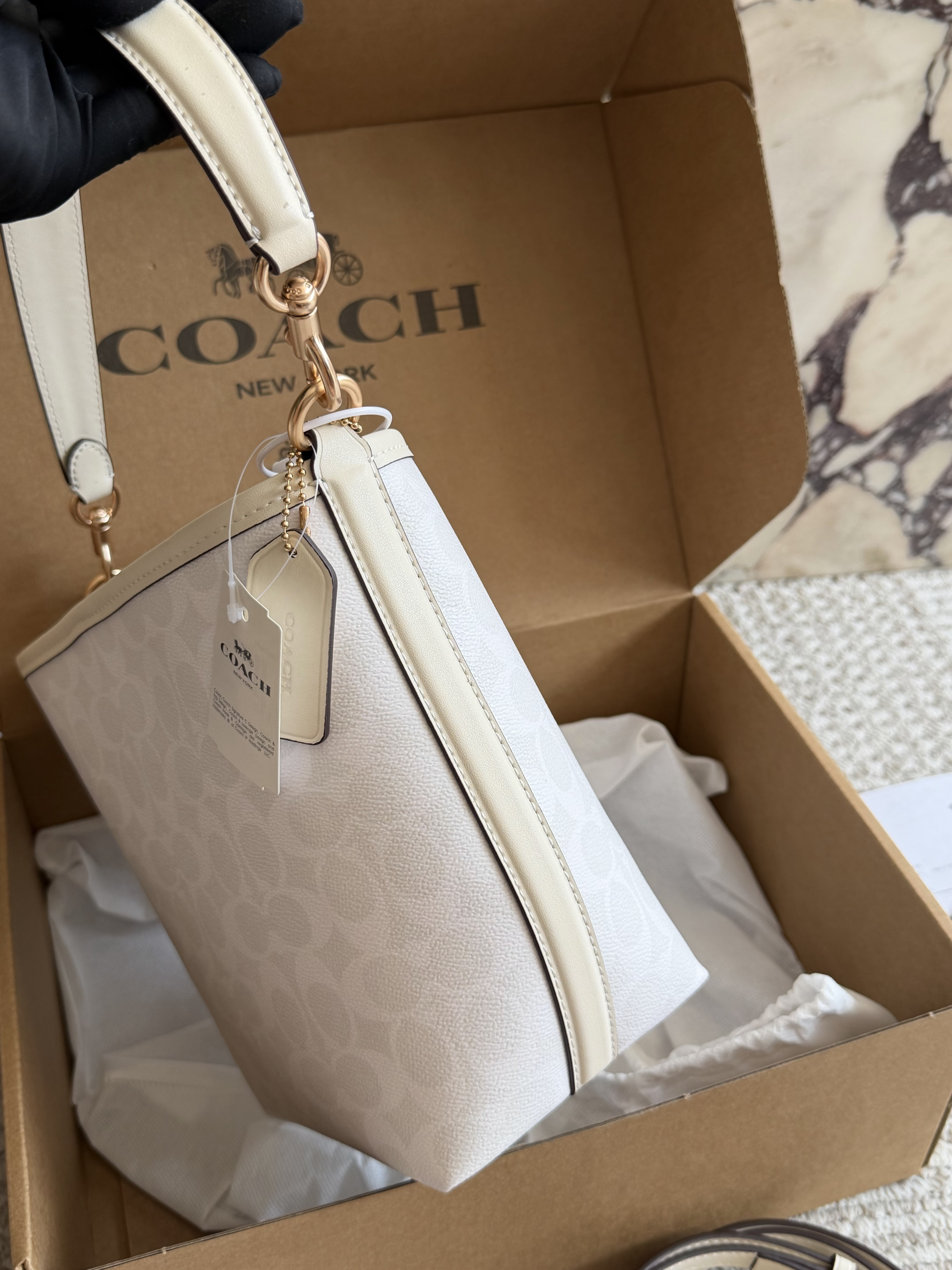Coach bucket bag