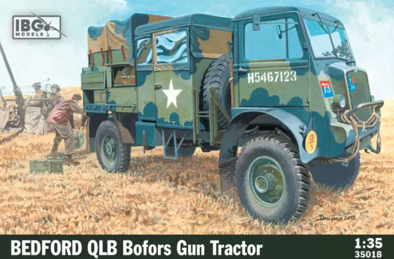 IBG 35018 1/35 BEDFORD QLB Bofors Gun Tractor model kit