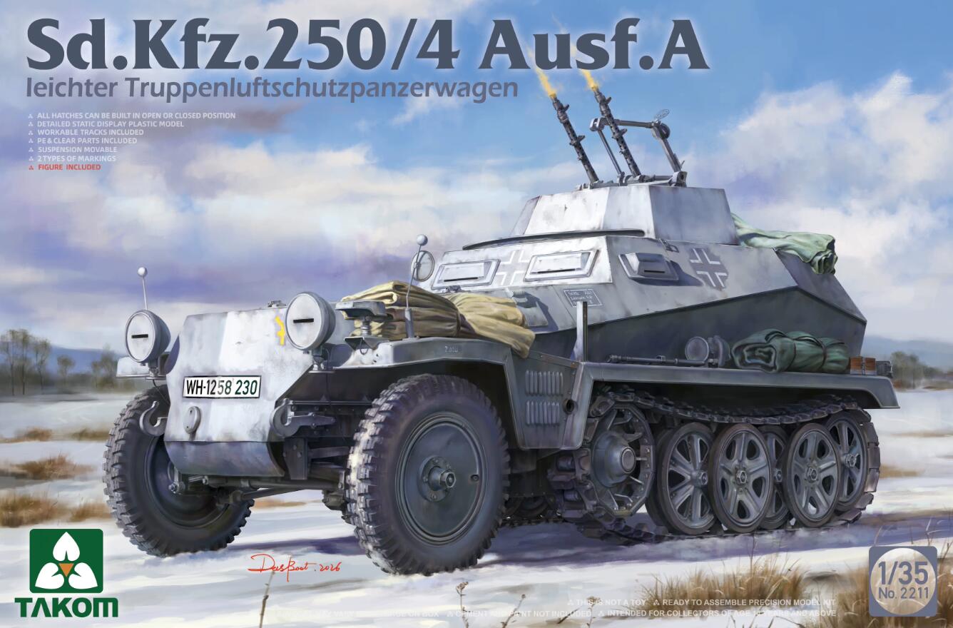TAKOM 2211 1/35 Sd.Kfz.250/4 Ausf.A