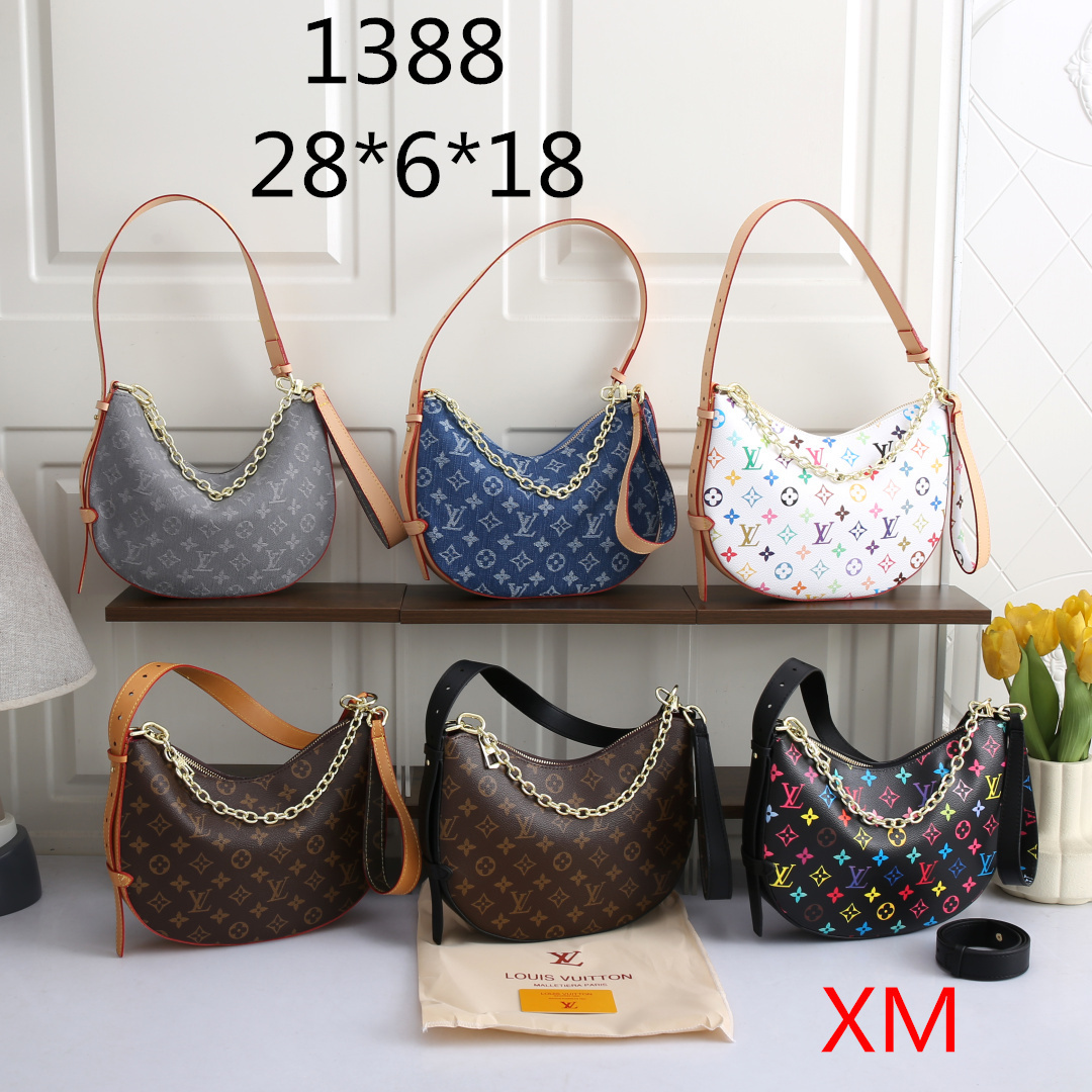 LV shoulder chain bag