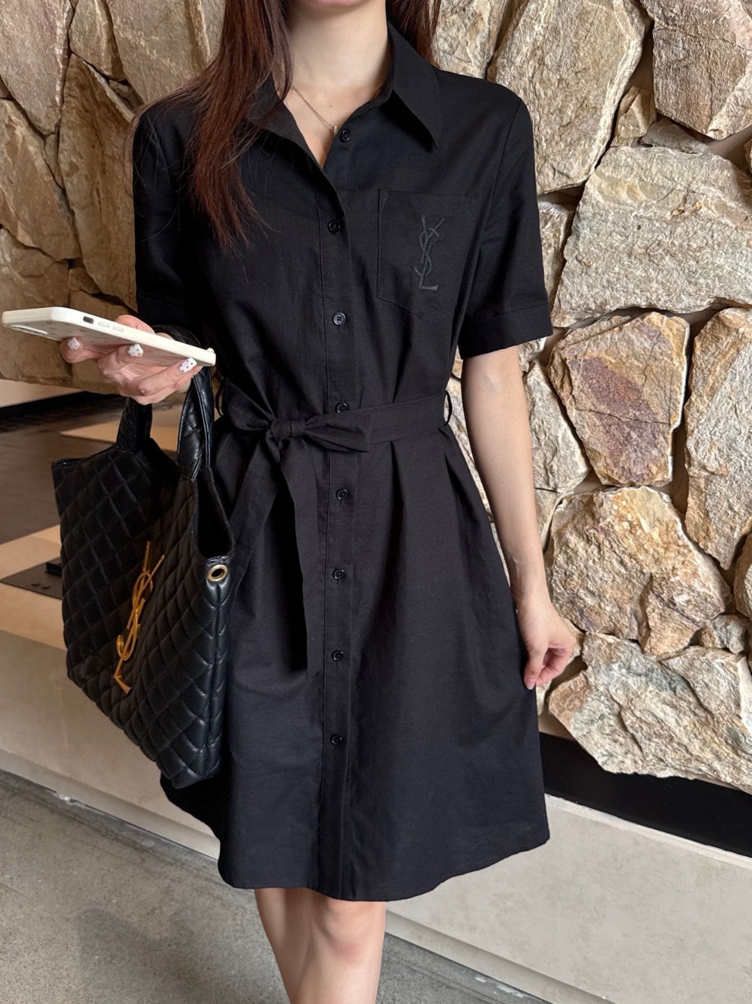 YSL simple retro dress
