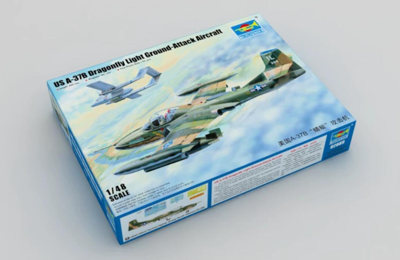 Trumpeter model 02889 1/48 US A-37B Dragonfly Light Ground-Attack Aircraft