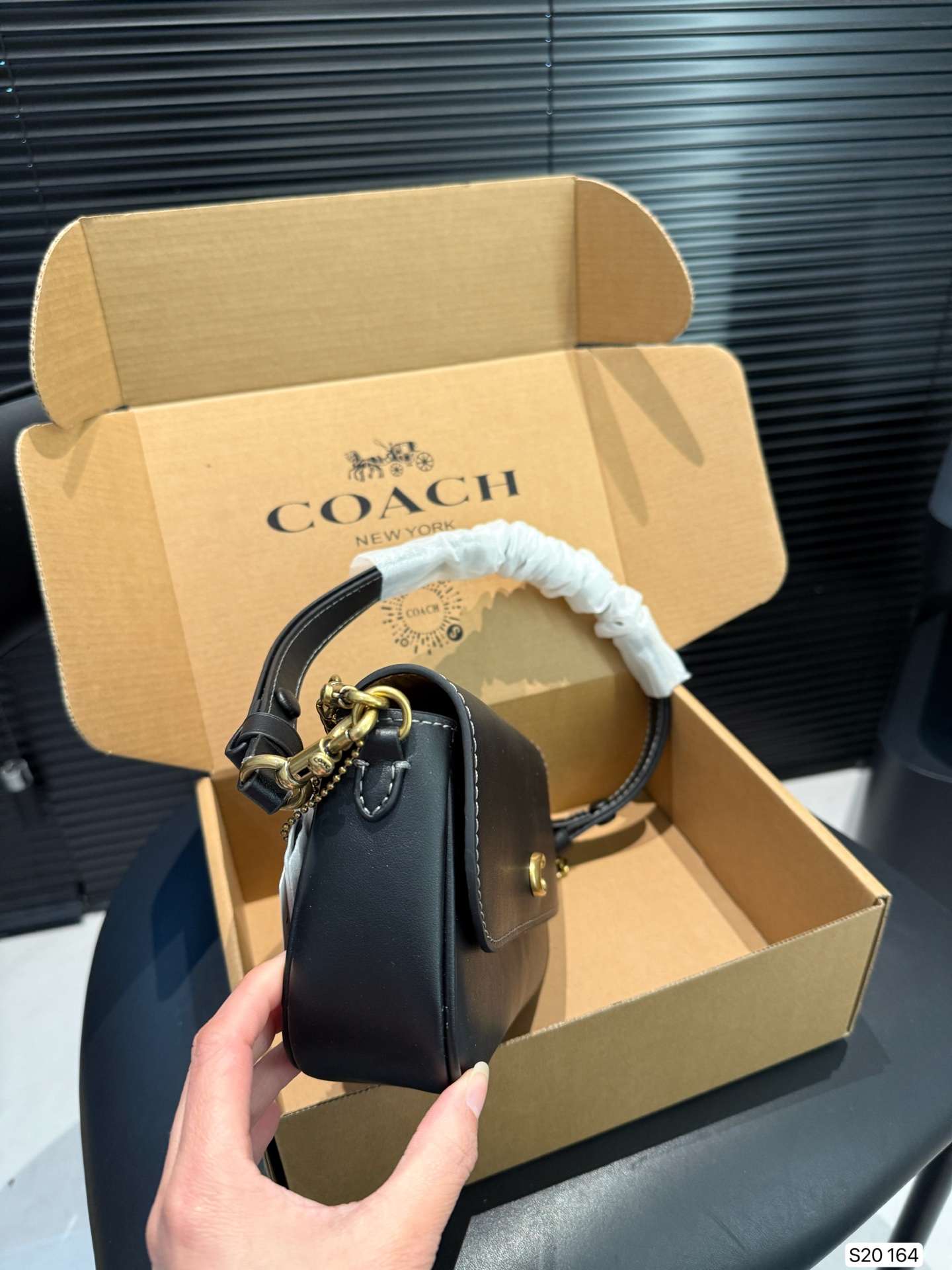 Coach Brook Baguette Bag