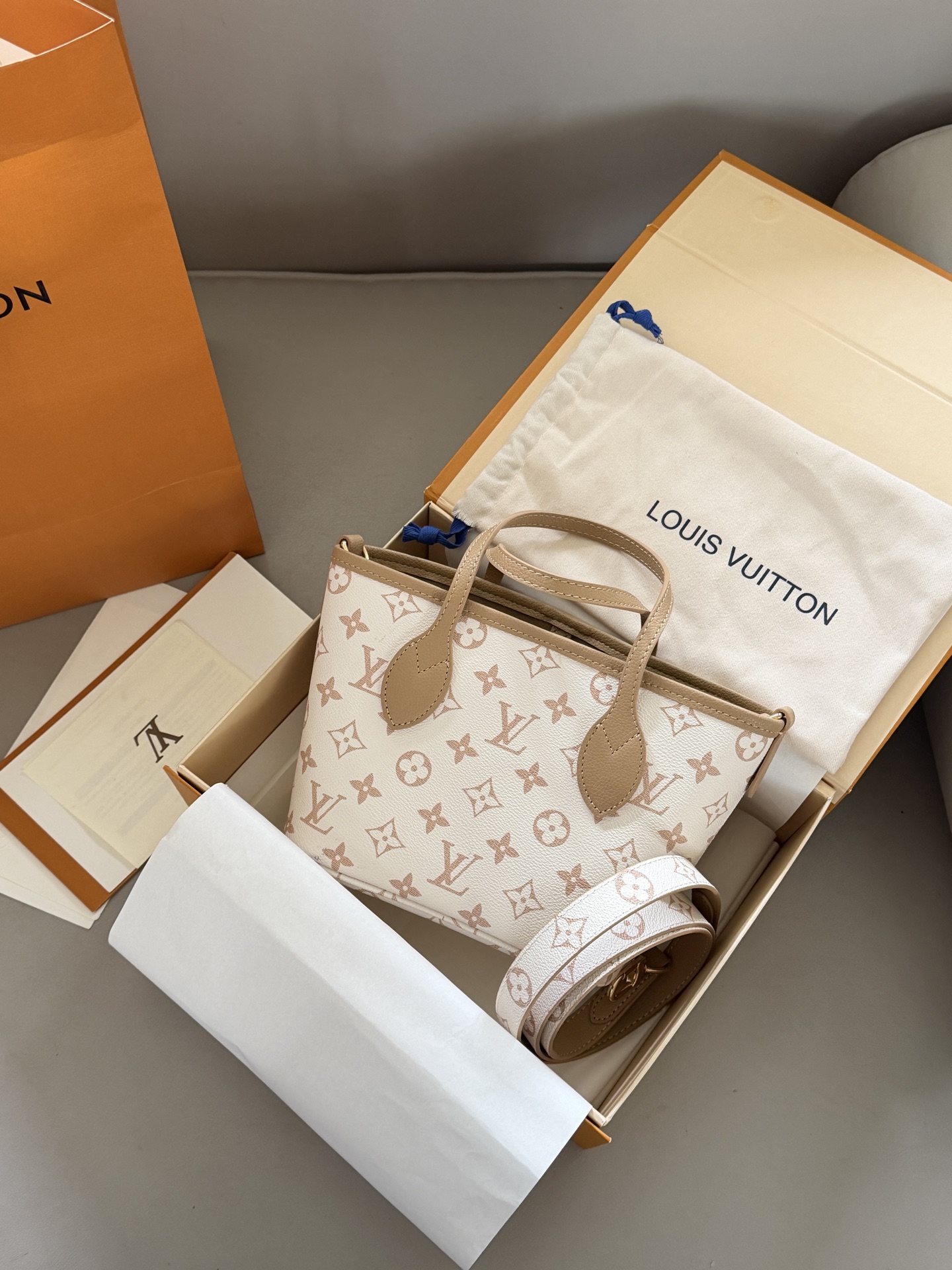LV neverfull bb bag