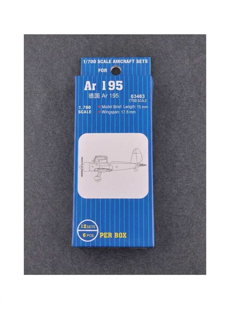 Trumpeter 03463 1/700 Scale German Ar 195 Aircraft Assembly Model Kit