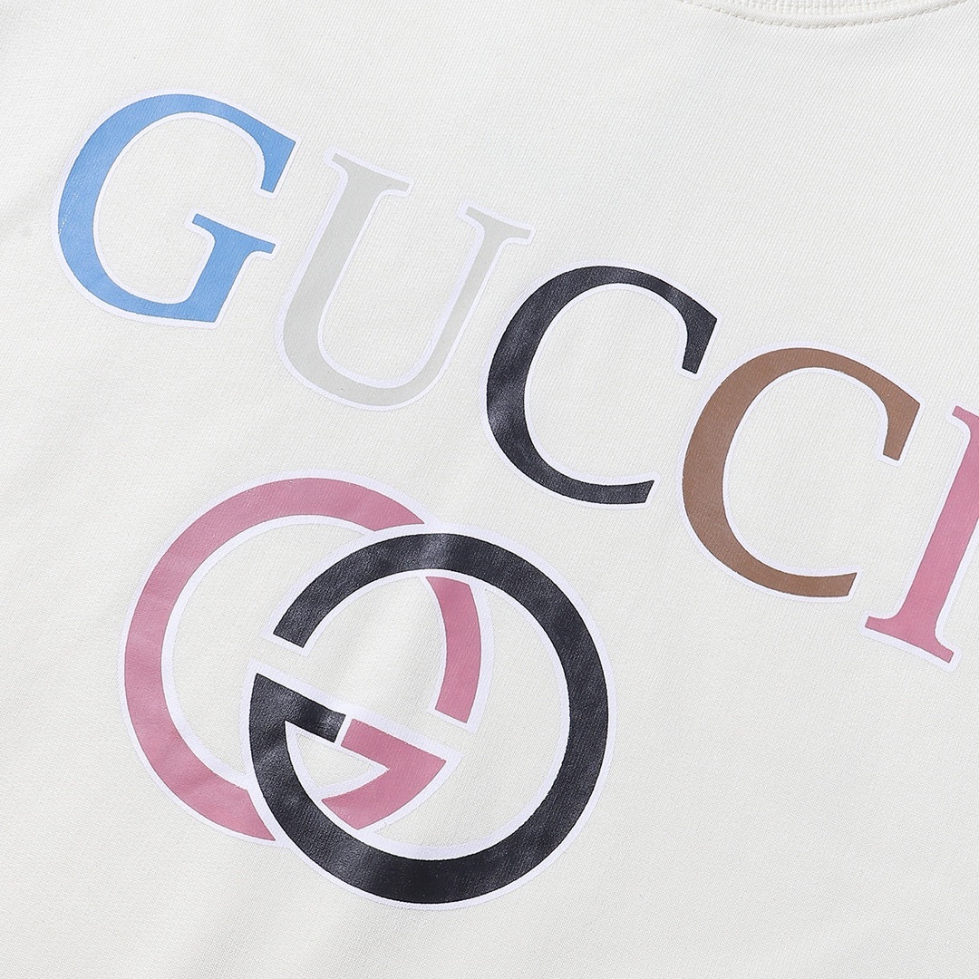 GUCCI printed crew-neck hoodie