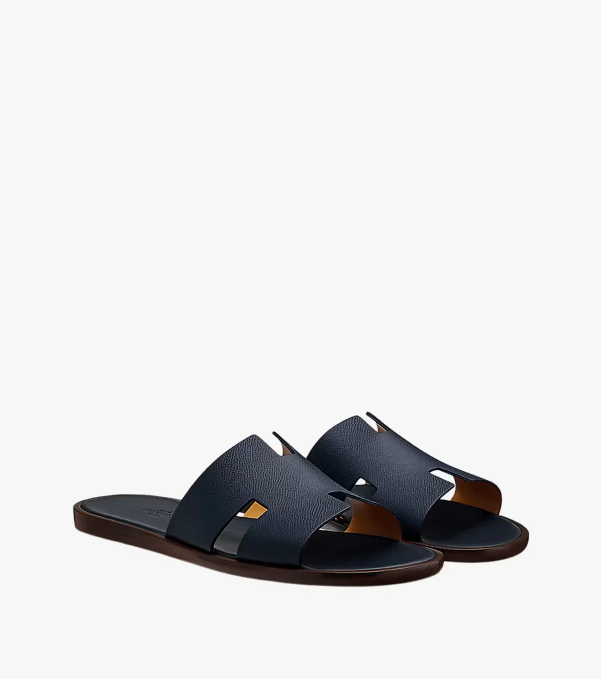 Izmir Sandal Marine Brown Epsom Leather