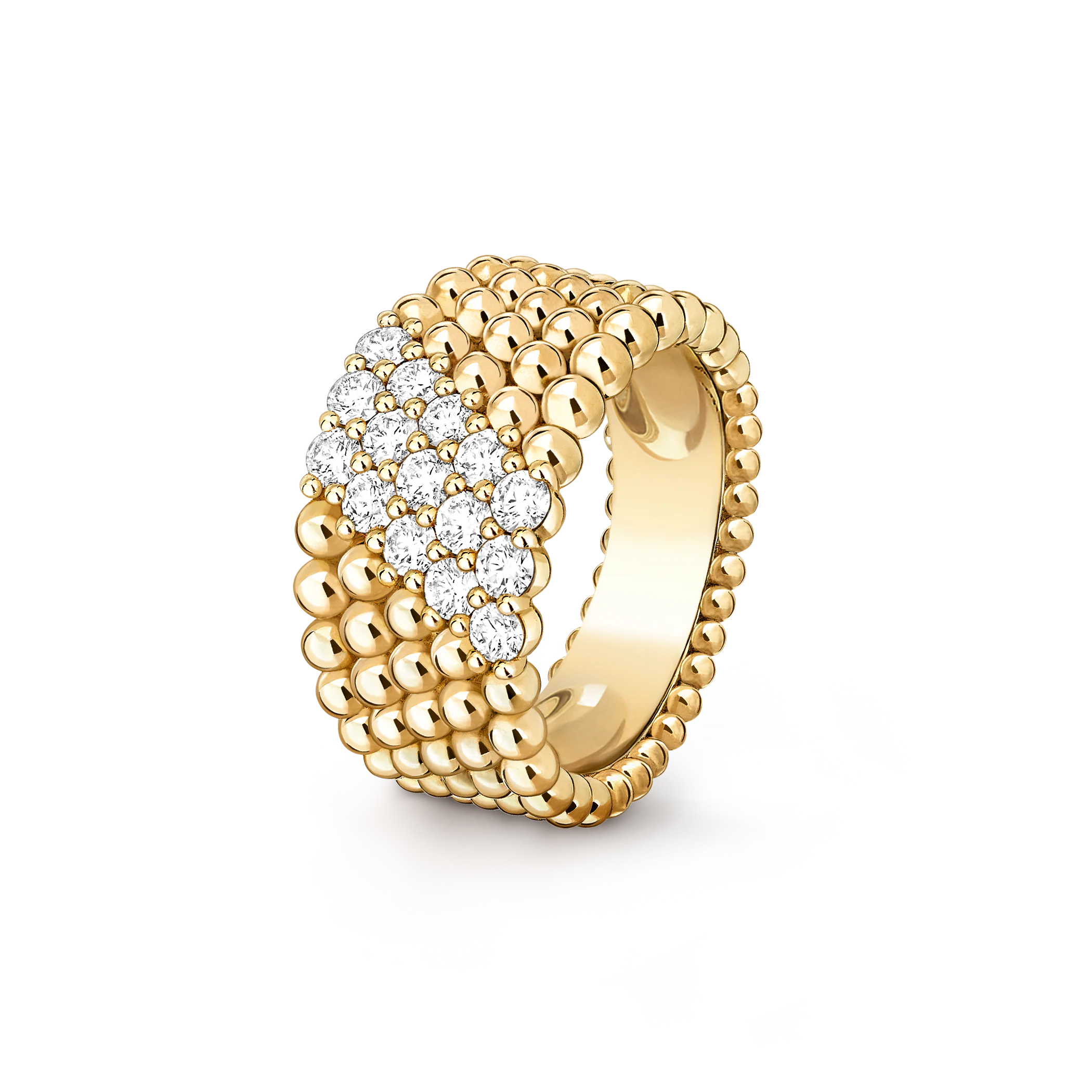 Van Cleef & Arpels Perlée diamonds ring
