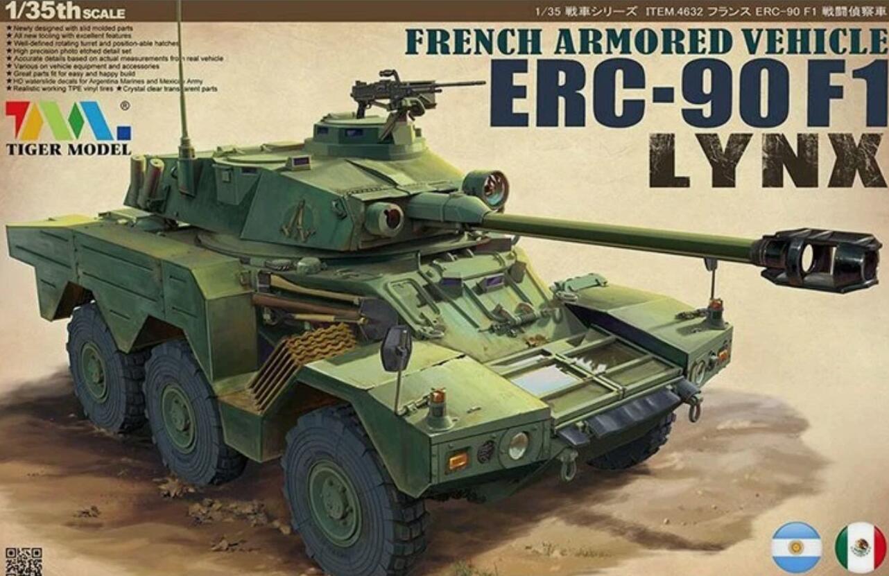 Tiger model #4632 1/35 Panhard ERC-90 F1 lynx