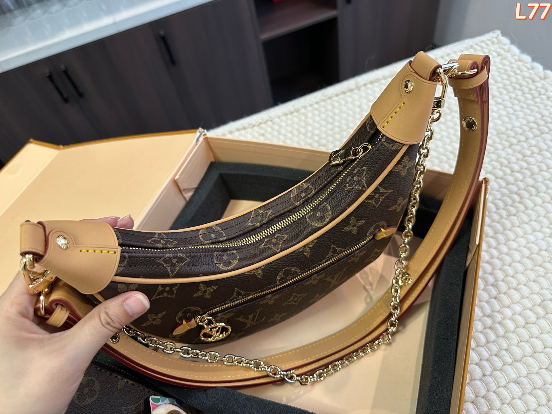 LV underarm bag