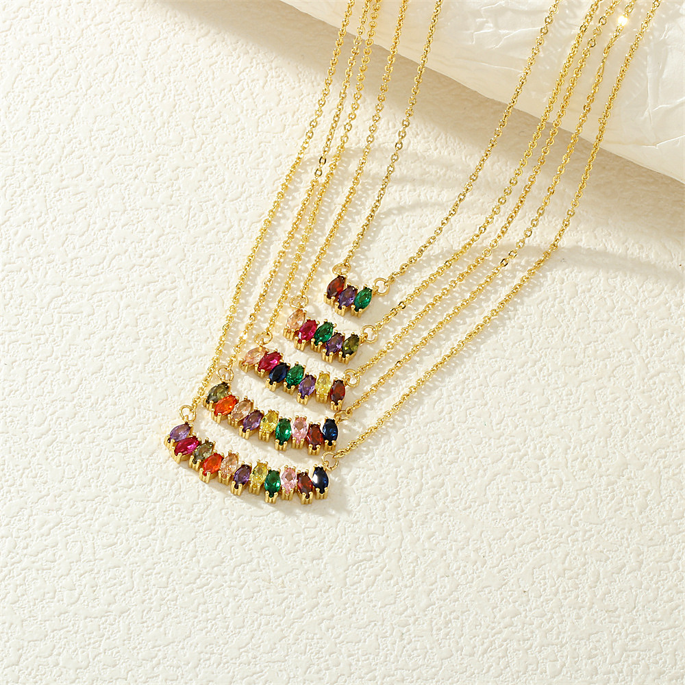 gold birthstone necklace