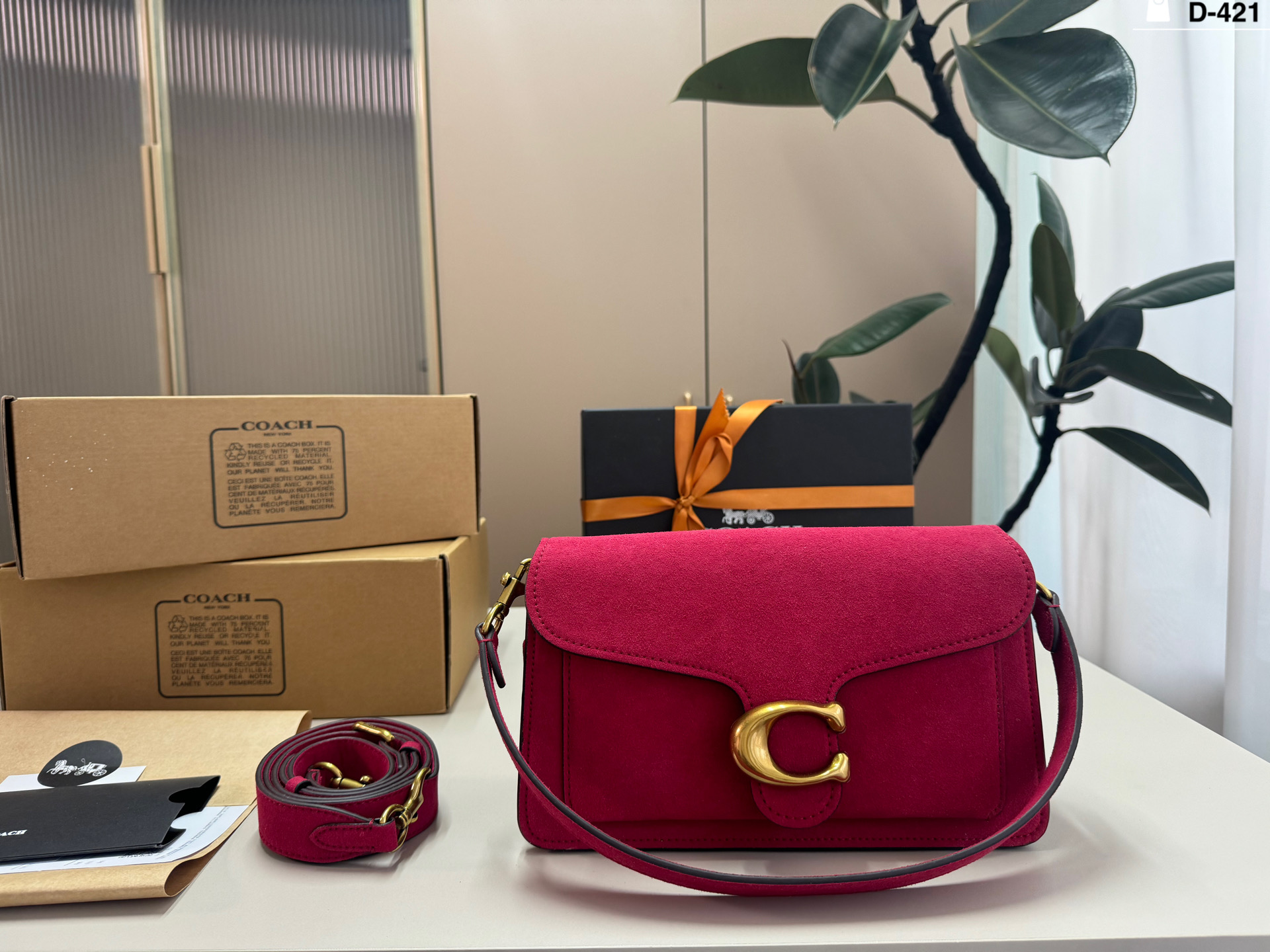 COACH Suede Dionysus bag