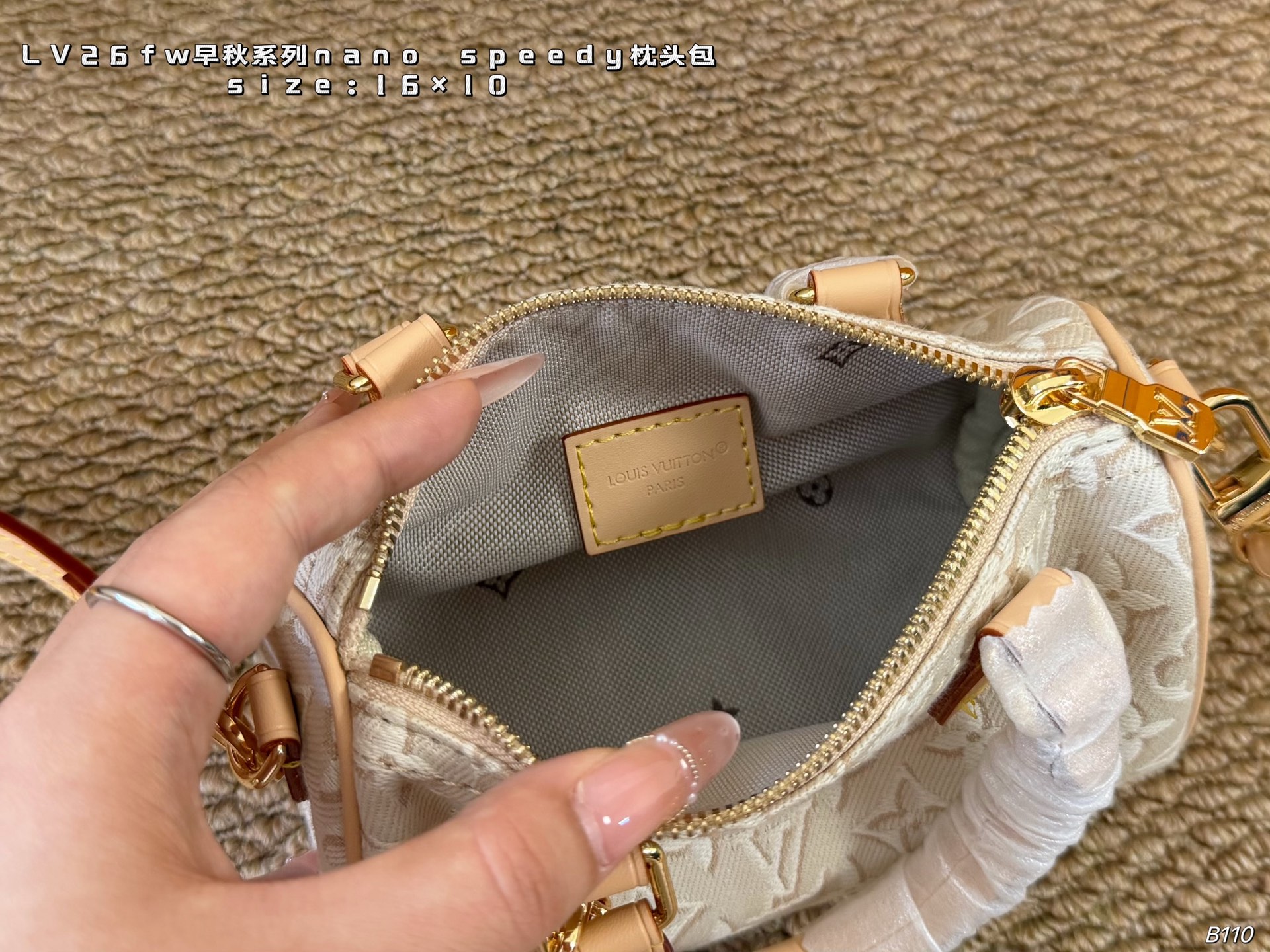 LV Nano Speedy mini Boston bag