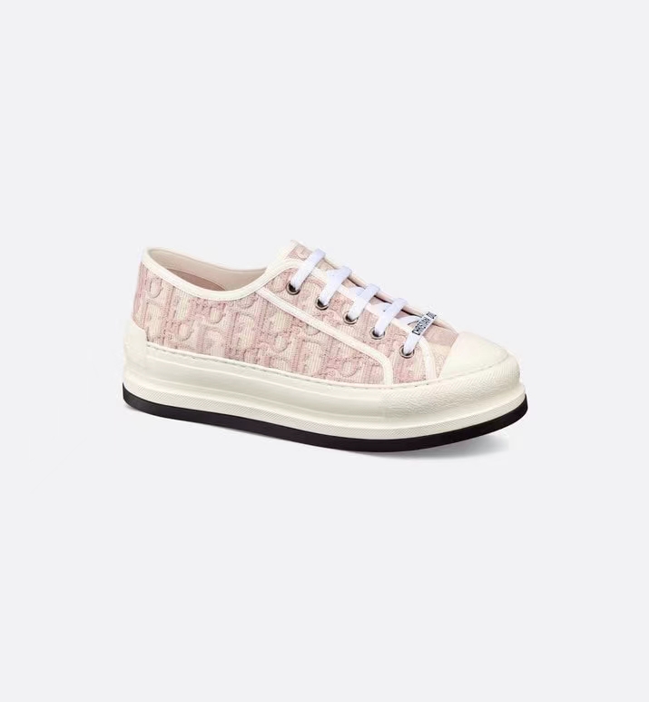 Dior platform embroidered shoes