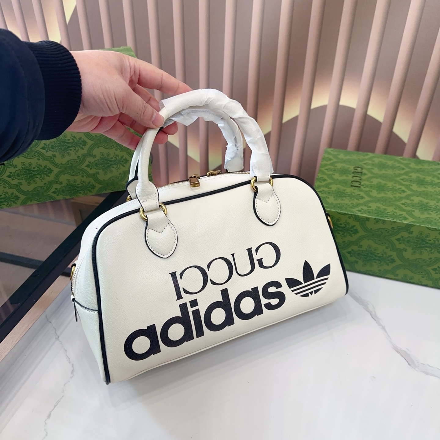 Gucci x adidas Mini travel bag