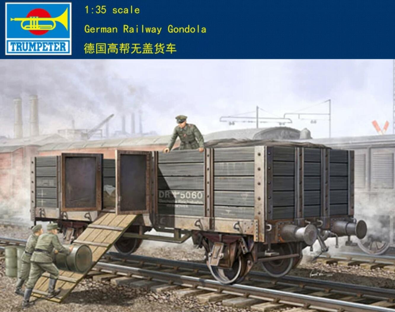 Trumpeter 01517 1/35 German Railway Gondola(High Sides)