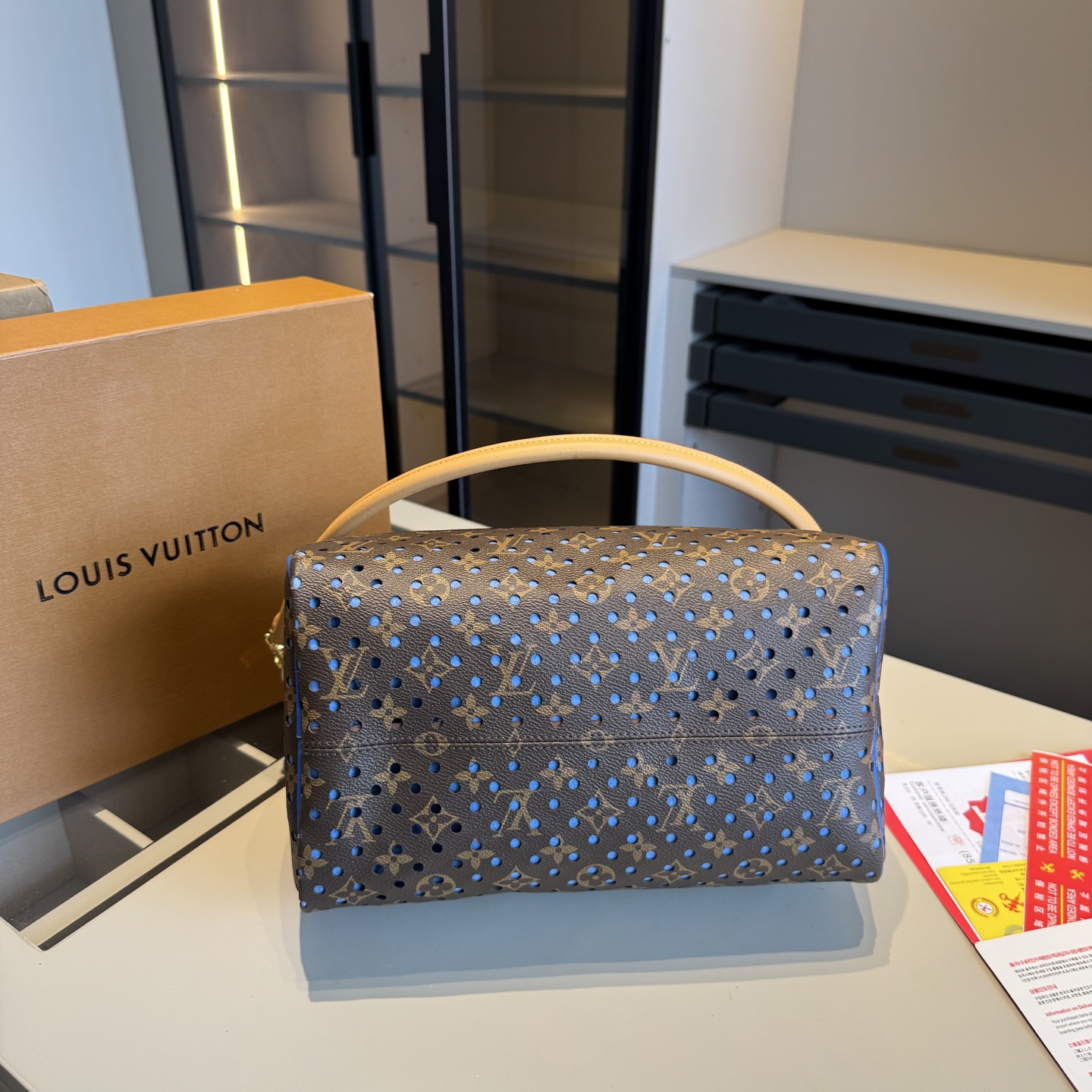 LV New Mesh Series Speedy30 Pillow Bag