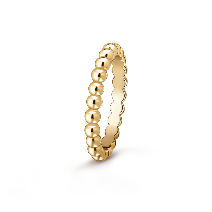 Van Cleef & Arpels Perlée pearls of gold ring