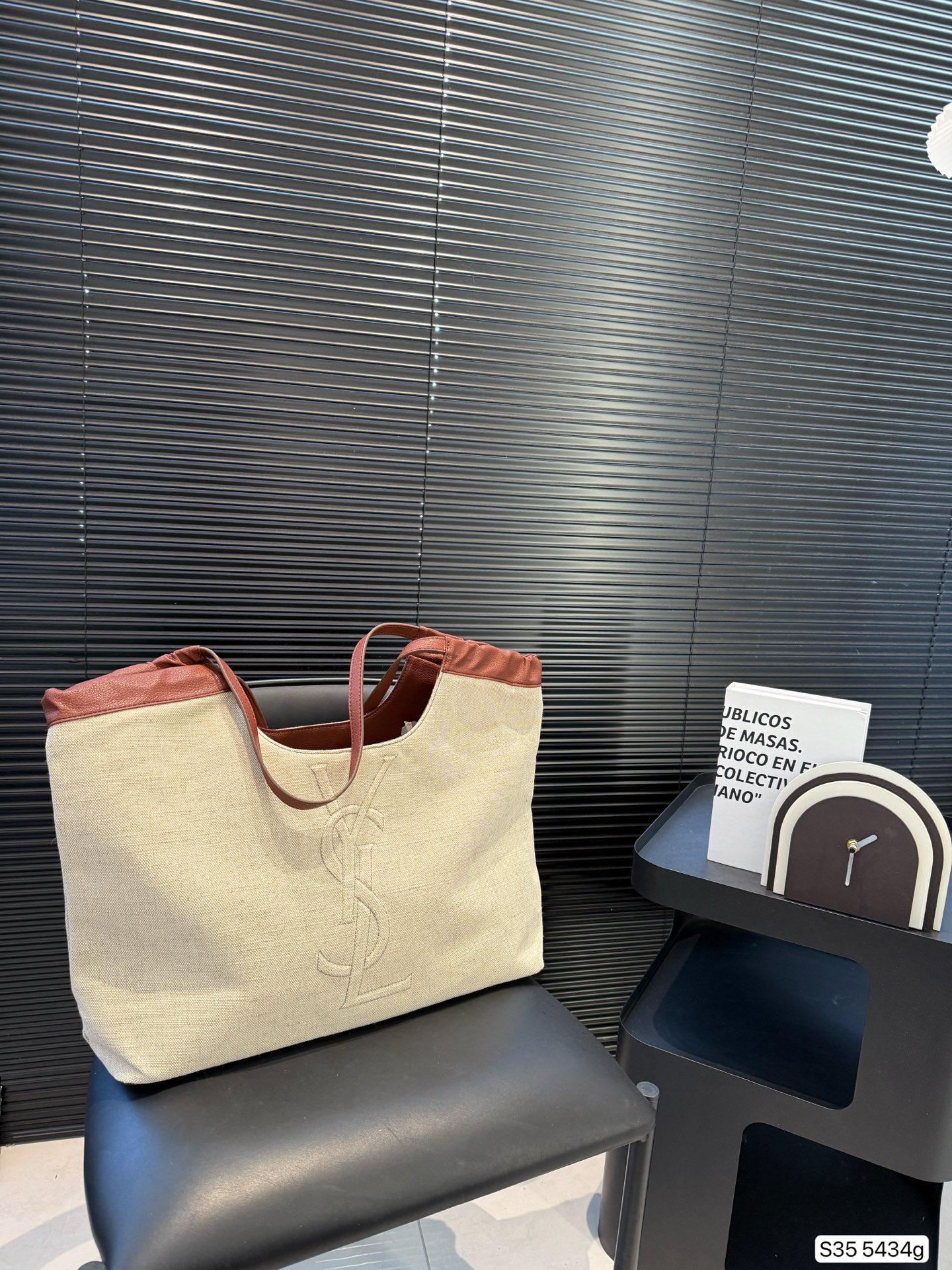 YSL woven tote bag