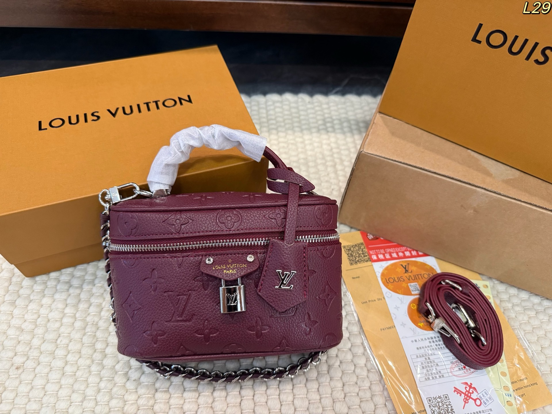 LV Vanity Chain Box Bag