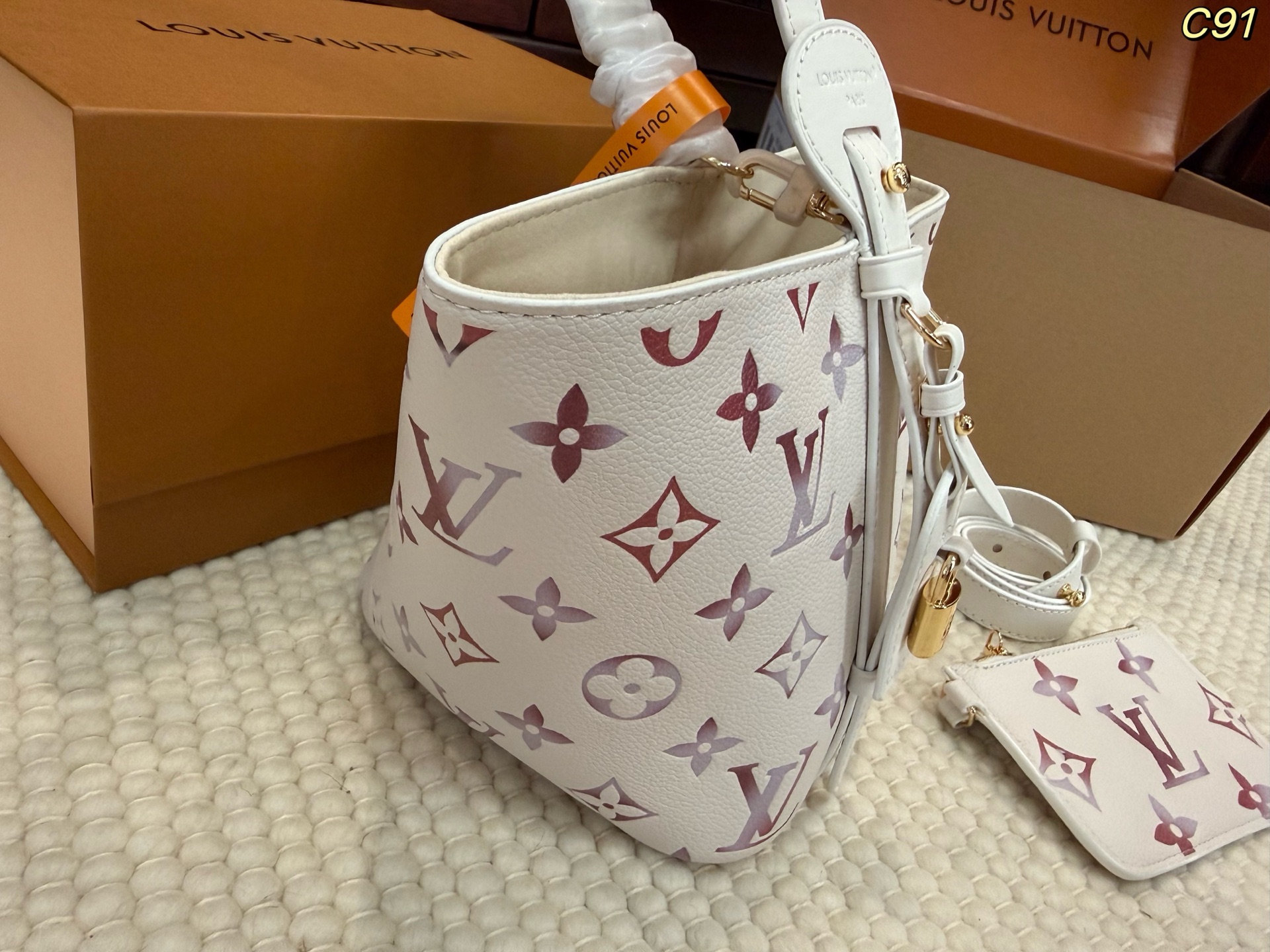 LV all in bb Bucket bag