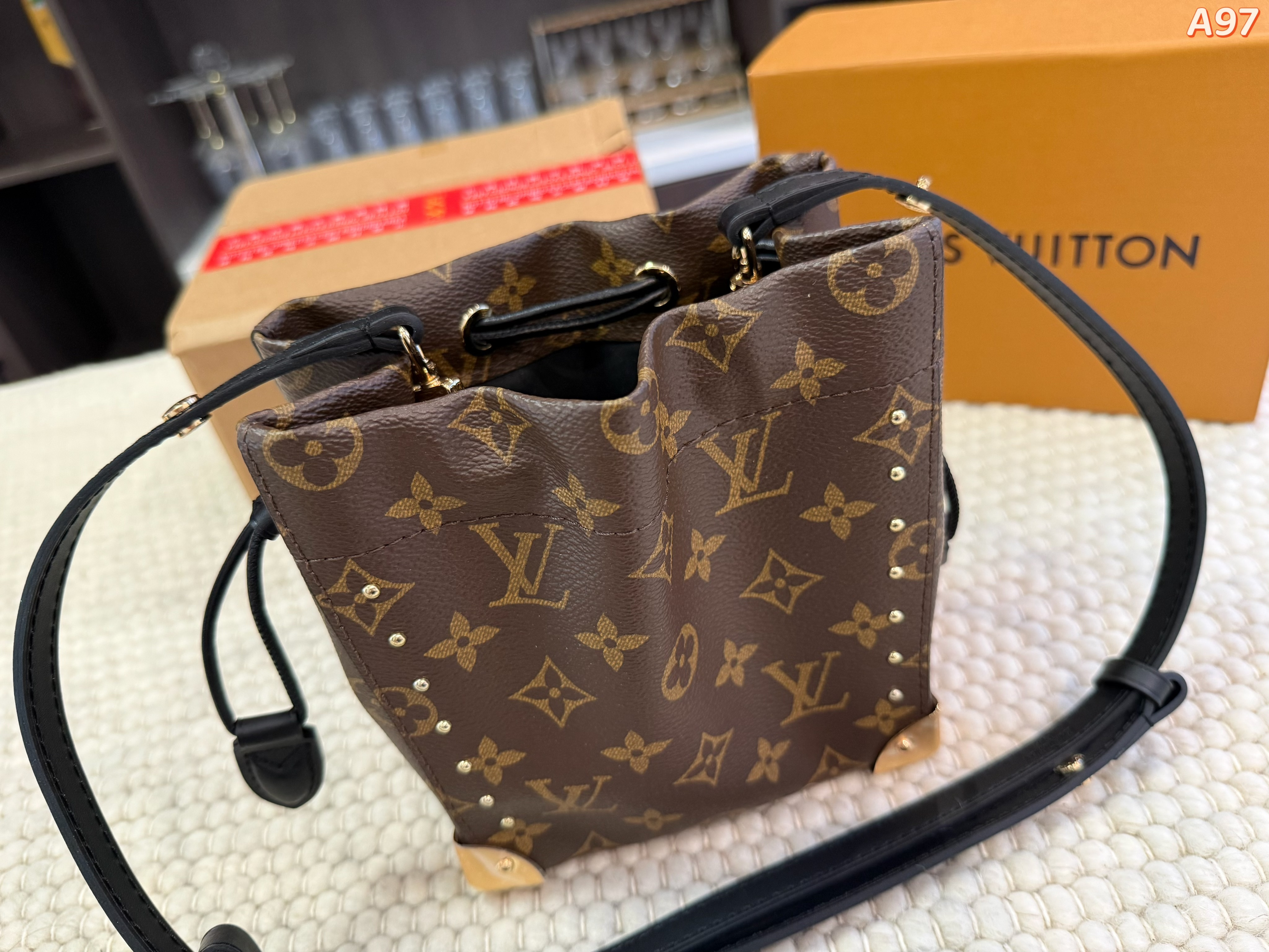 LV bucket bag