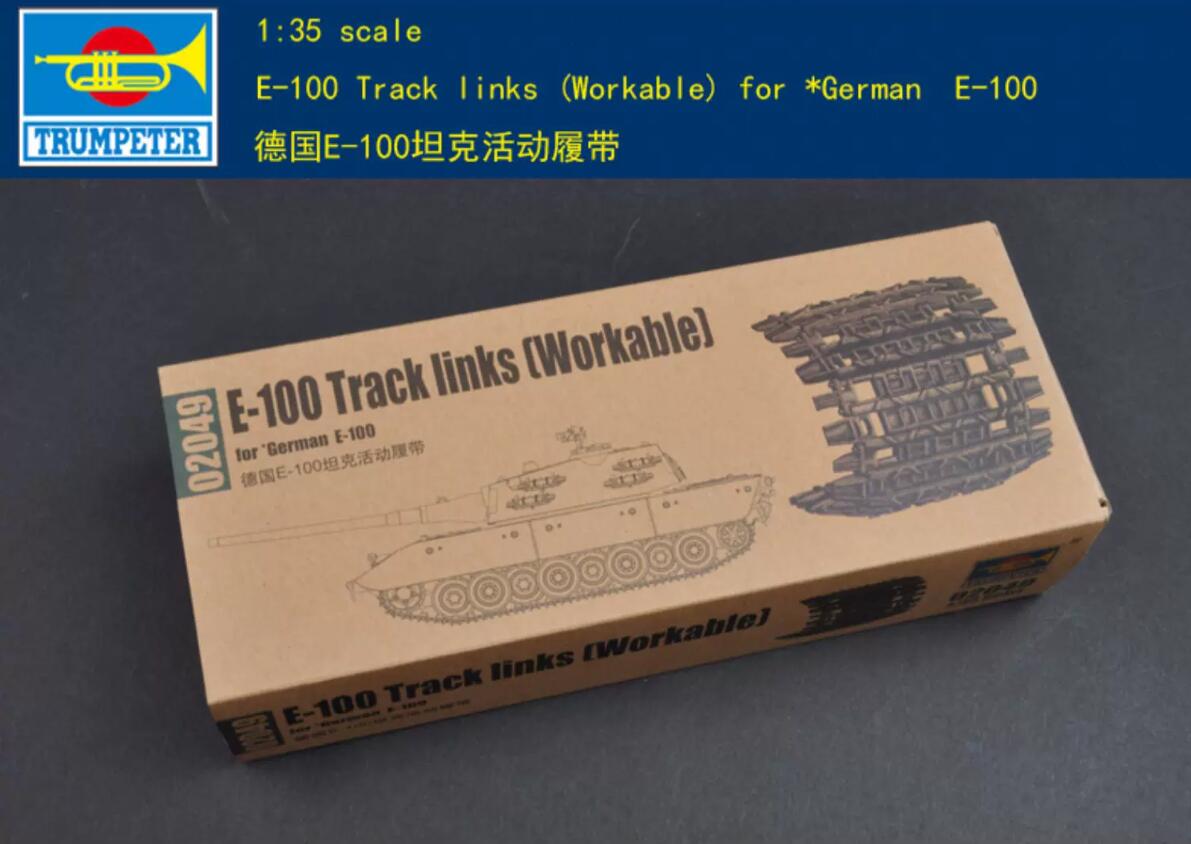 Trumpeter 1/35 02049 E-100 Track links (Workable) Model Kit