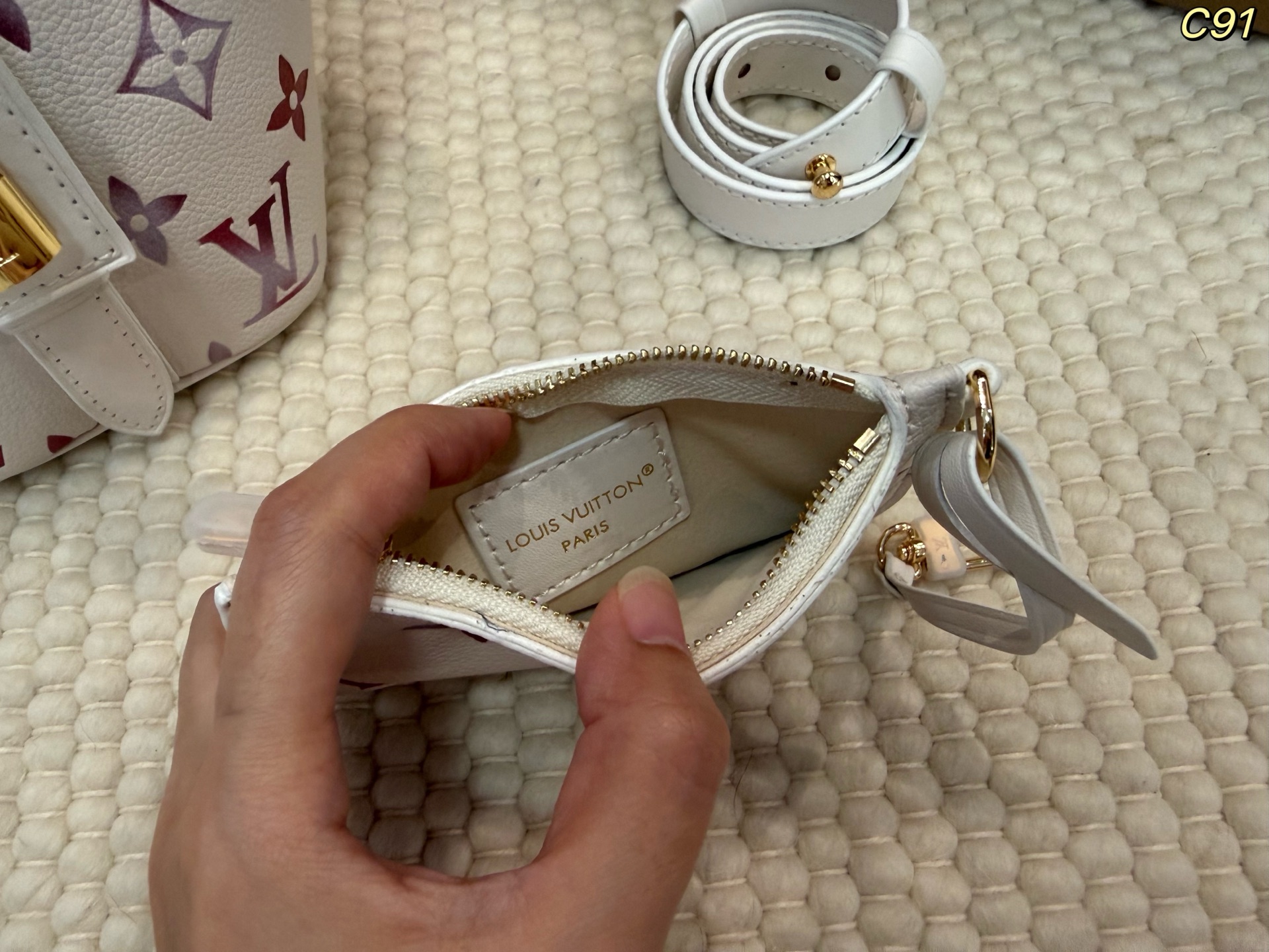 LV all in bb Bucket bag