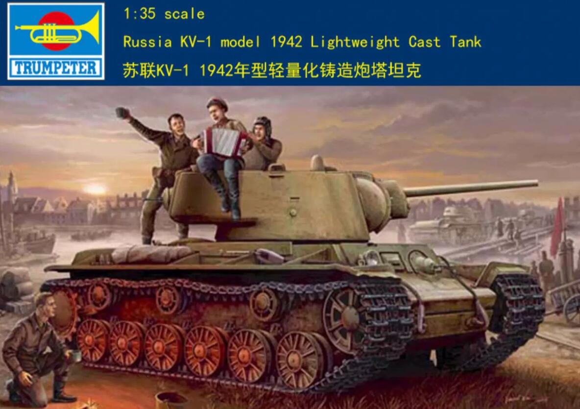 Trumpeter 00360 1/35 Russian KV-1 model 1942 Lightweight Cast Tank
