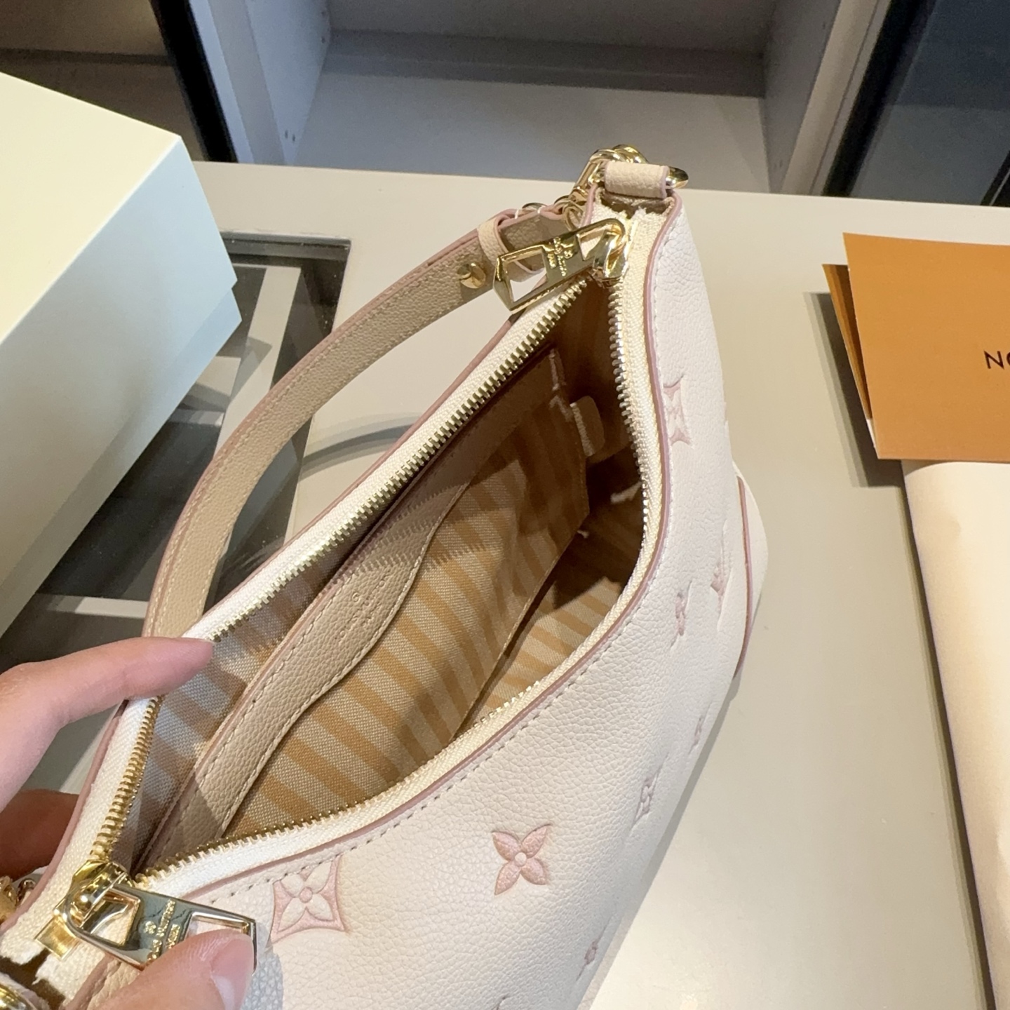 LV's latest strawberry milk series croissant