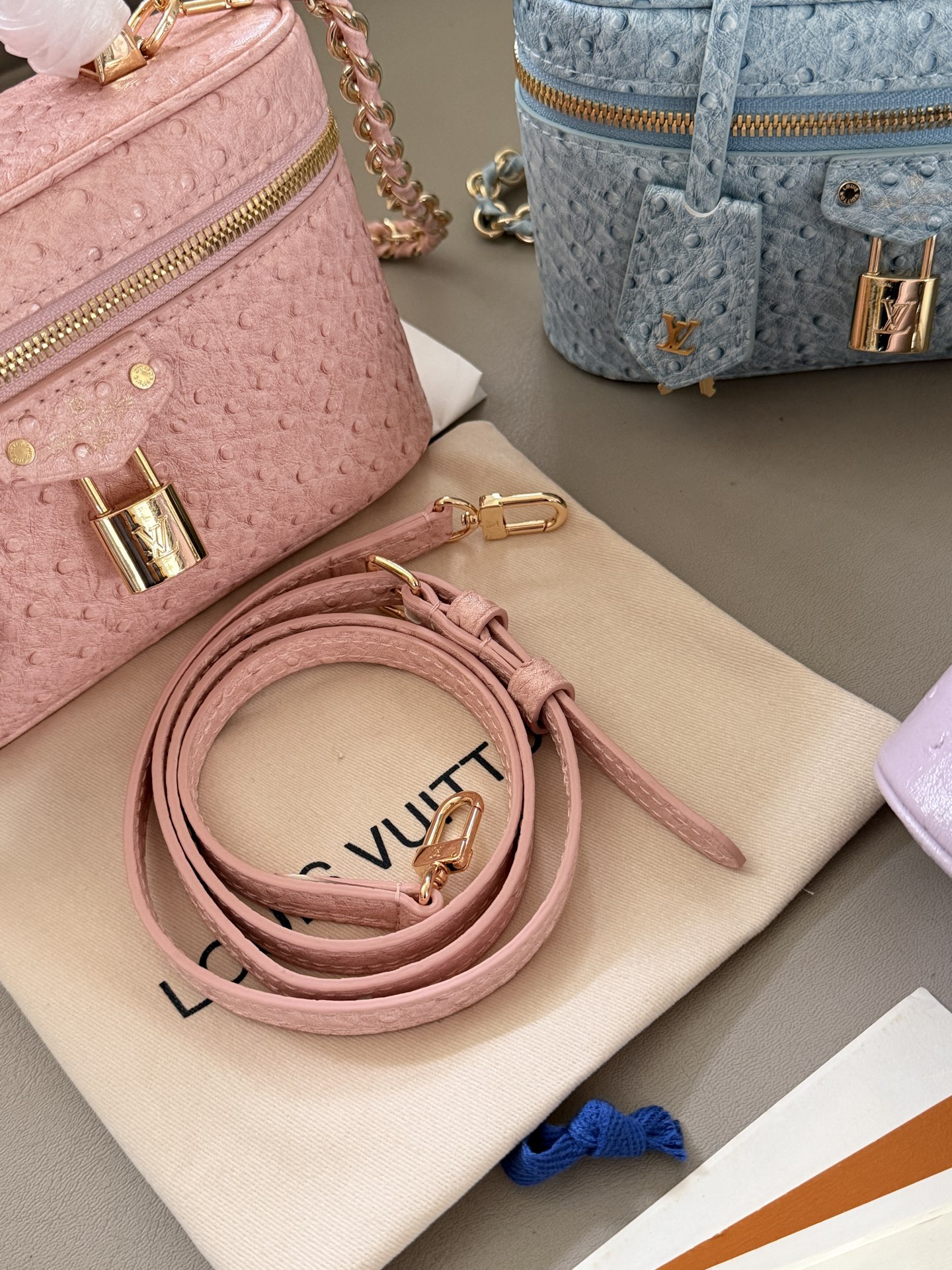 LV vanity box makeup bag