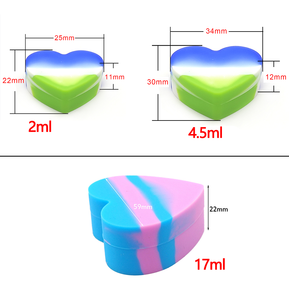 A2430 LOVE Silicone Jar 2ml and 4.5ml and 17ml