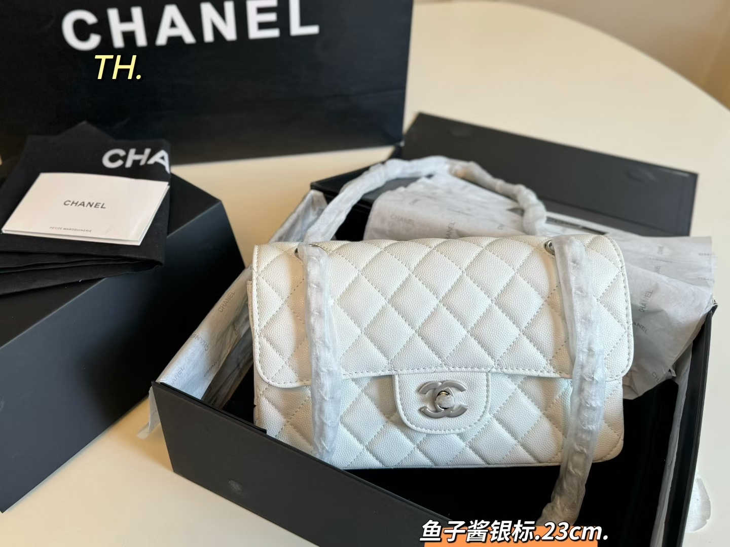 Chanel caviar CF Double-Flap Chain Bag