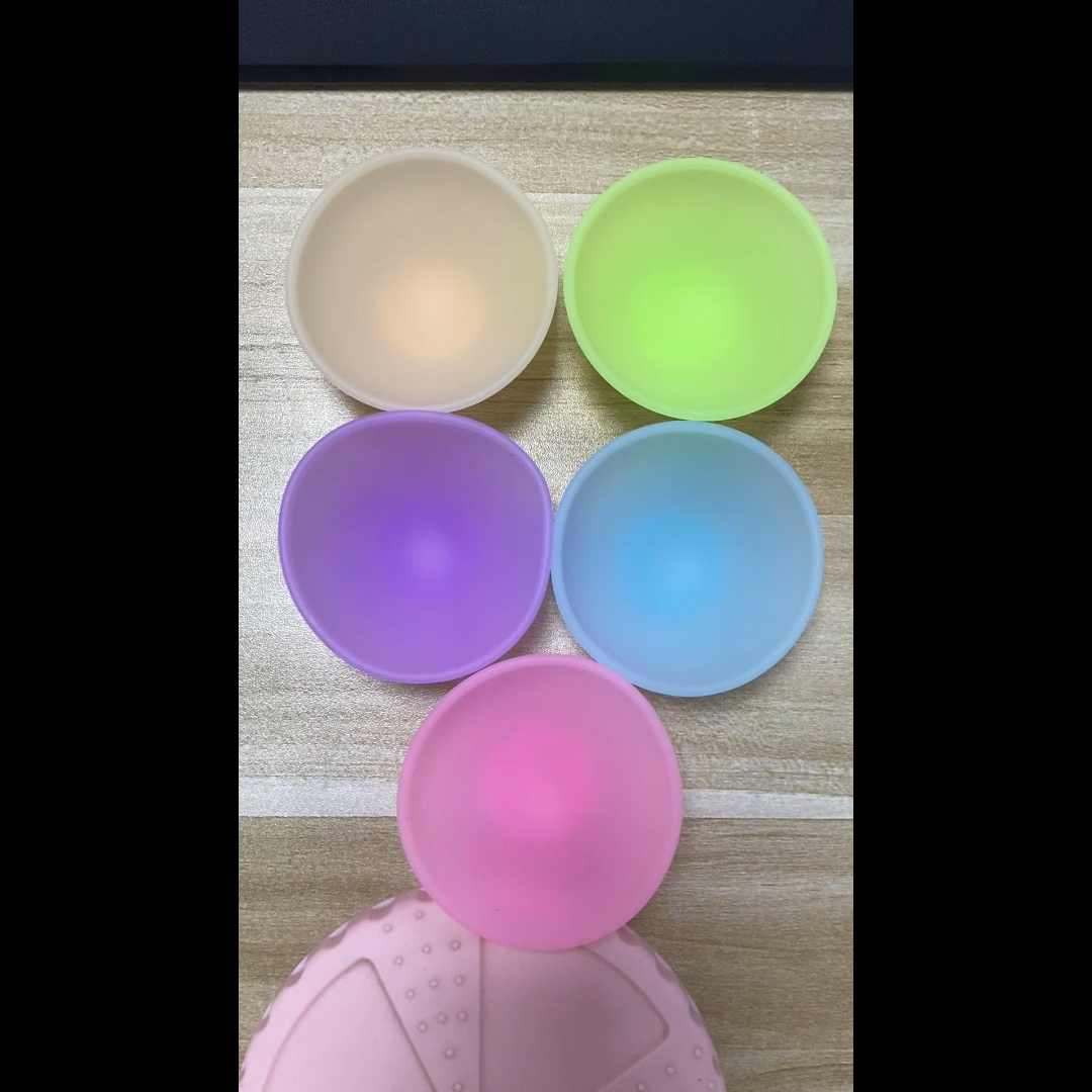 A894 Silicone Bowl 67mm Diameter (Fluorescent; luminous)