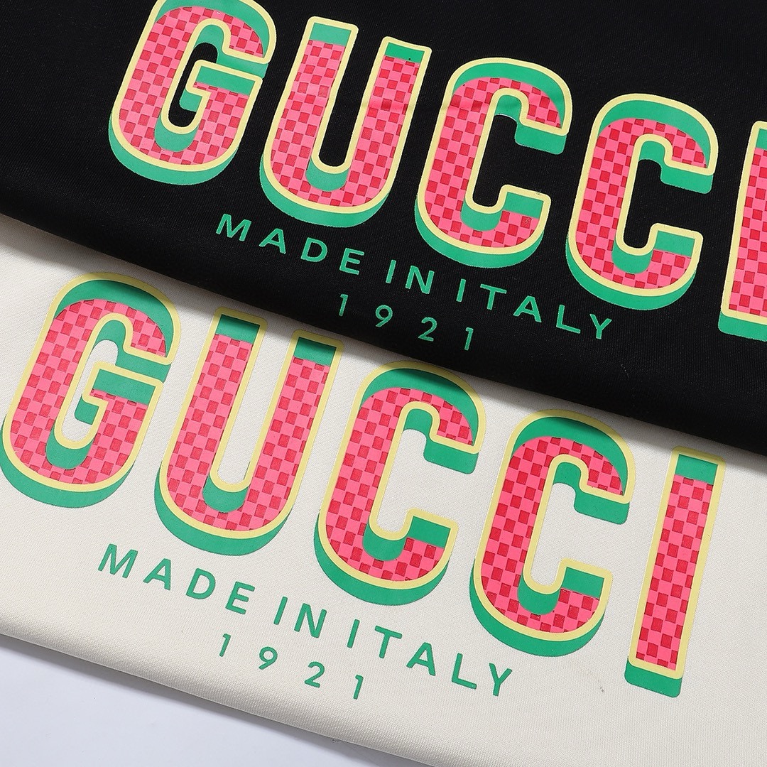GUCCI printed crew-neck hoodie