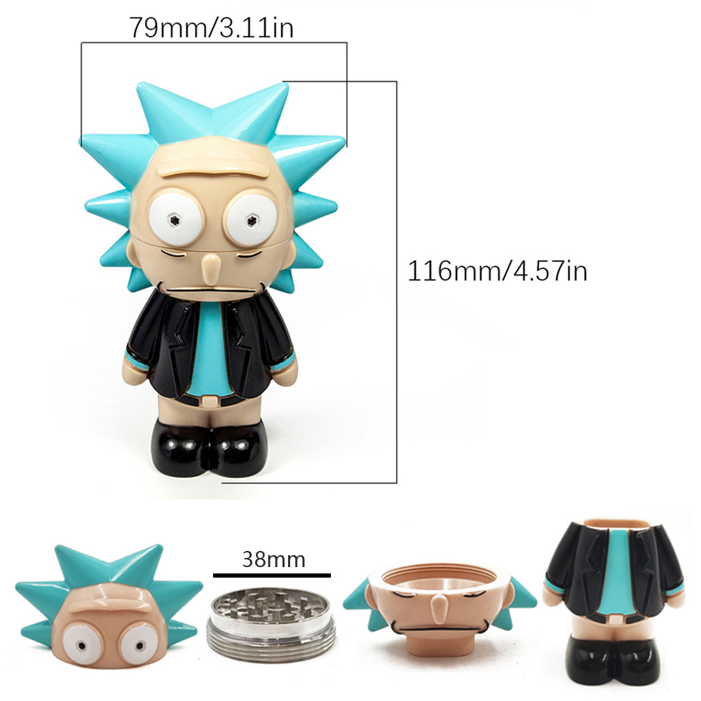 A1213 Rick Morty Grinder (Resin and zinc alloy materials)