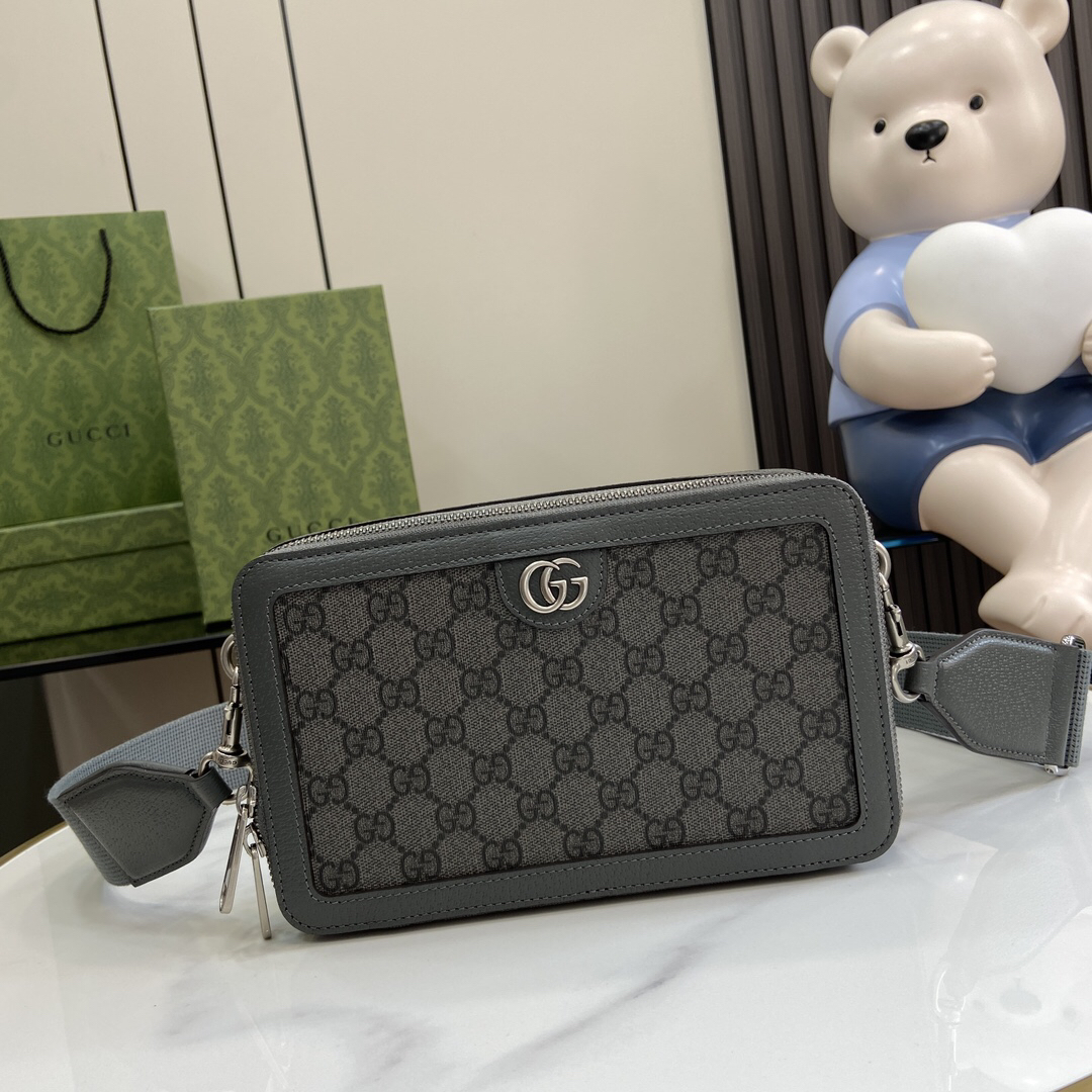 Top version Gucci cowhide ophidia shoulder bag