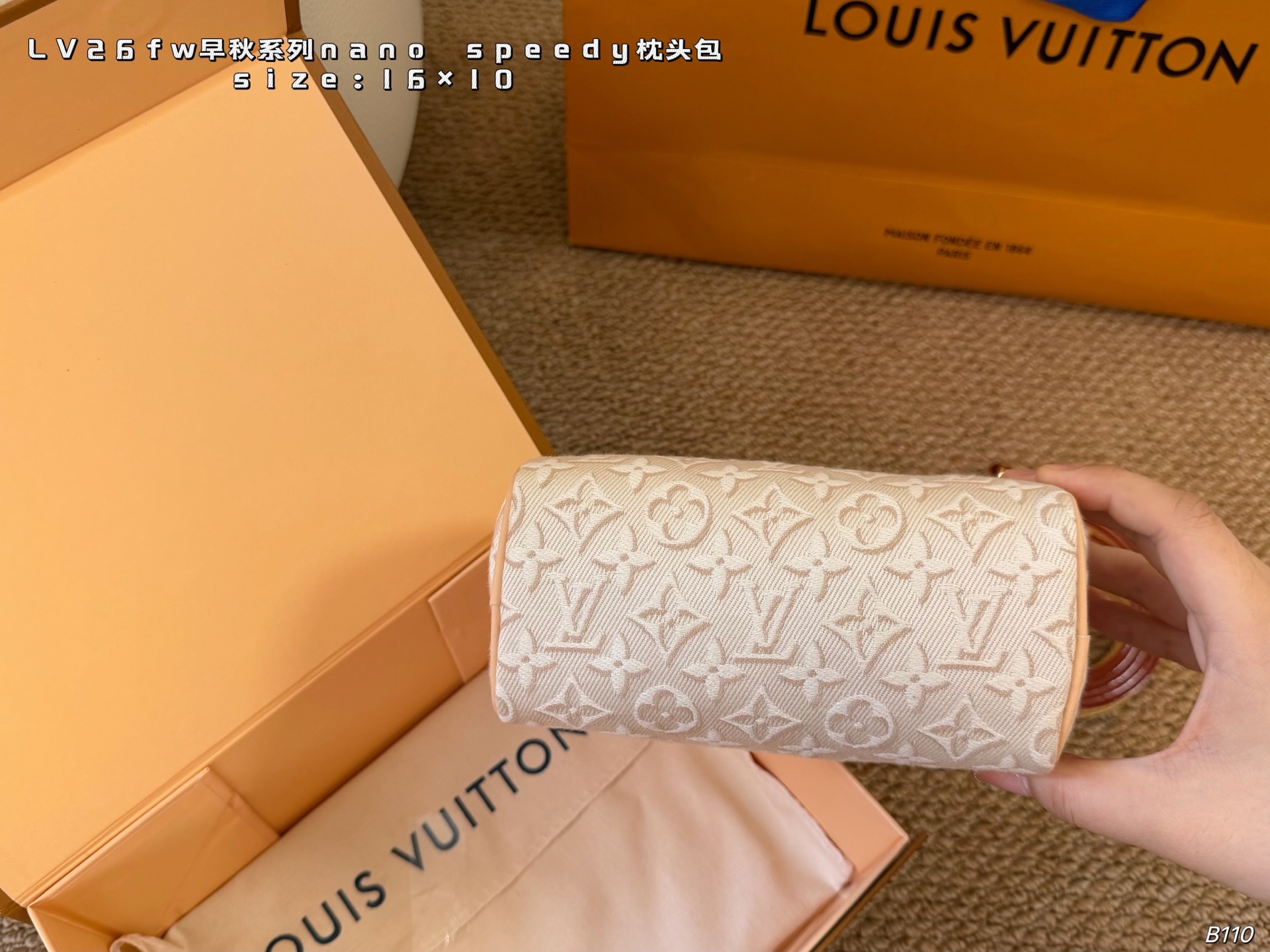 LV Nano Speedy mini Boston bag