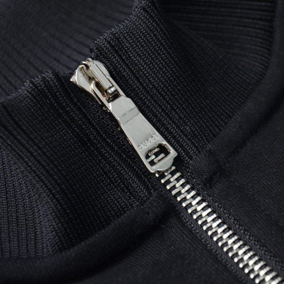 Gucci classic Double GLogo with stand collar coat hoodie