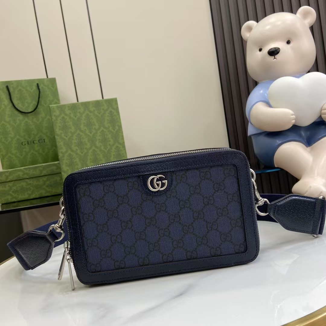 Top version Gucci cowhide ophidia shoulder bag