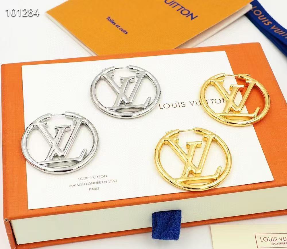 LV Letter Earrings