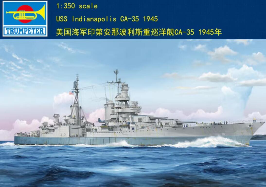 Trumpeter 05326 1/350 USS Indianapolis CA-35 1945