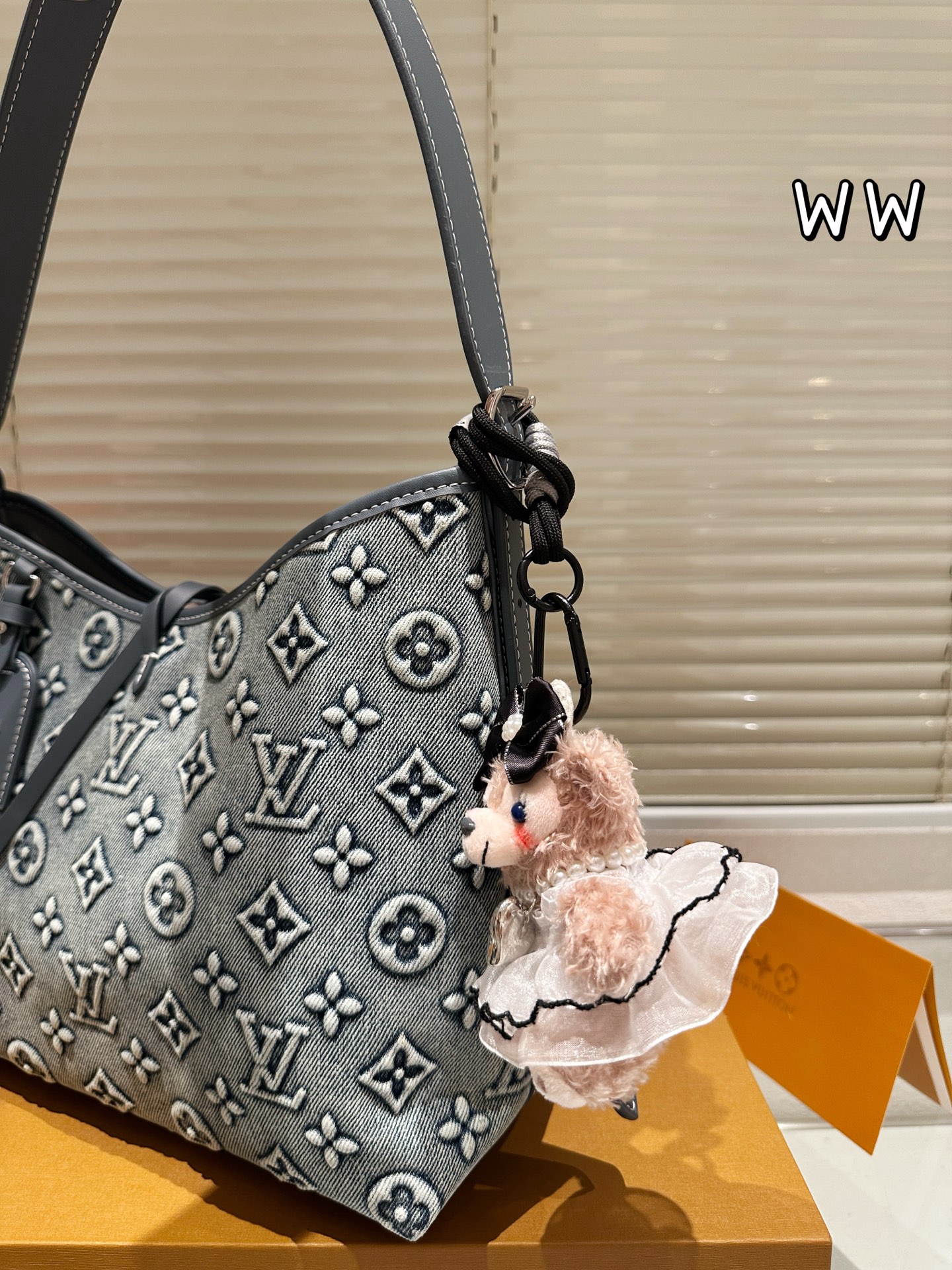 LV Carryall Denim Bag