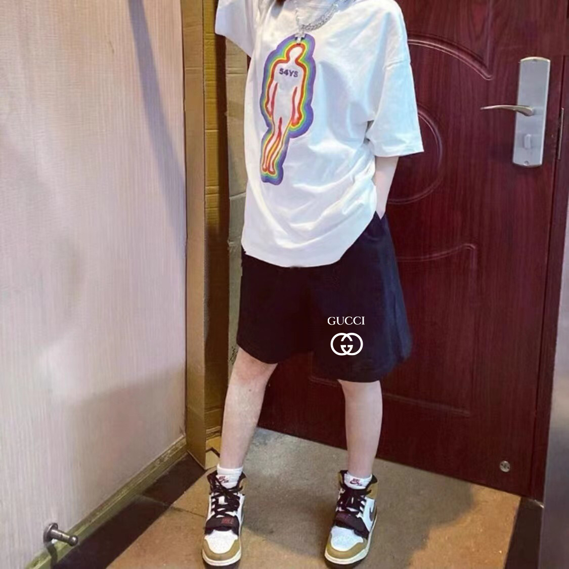 Gucci shorts casual pants unisex