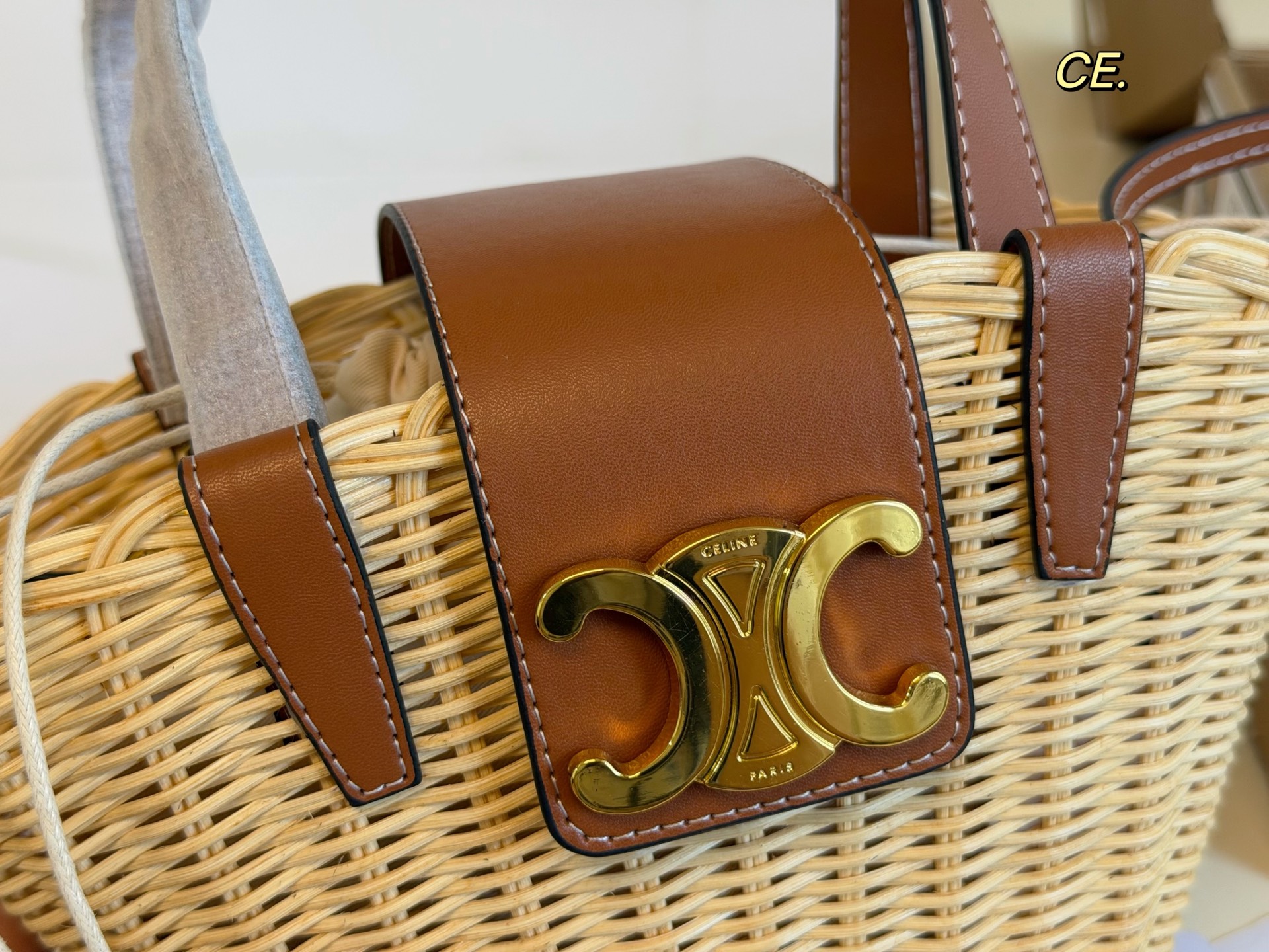 Celine straw woven bags