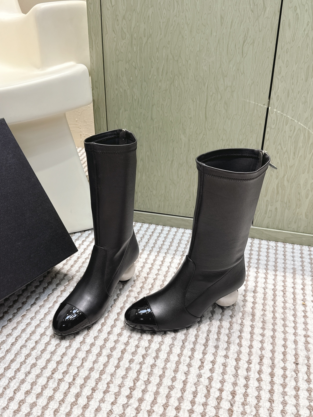 CHANEL Pearl Boots